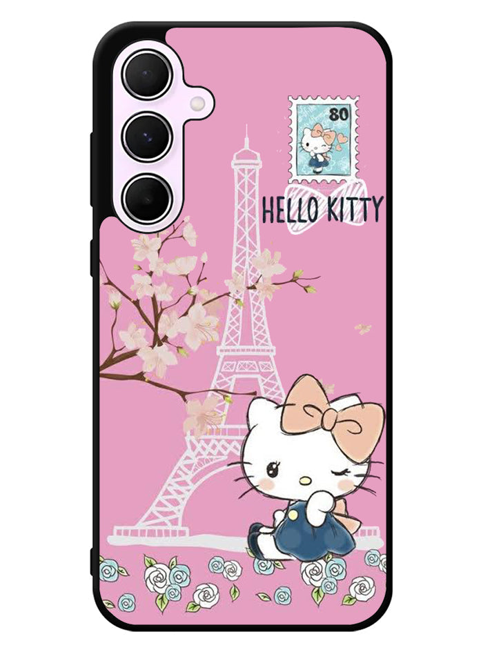 Hello Kitty Eiffel Samsung Galaxy A55 5G Case
