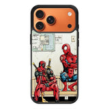 Funny Spiderman and Deadpool Samsung Galaxy S26 Ultra Case