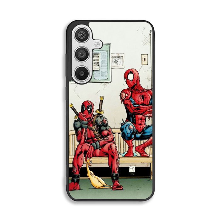 Funny Spiderman and Deadpool Samsung Galaxy A26 Case OV2519