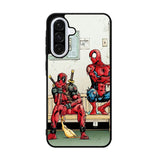 Funny Spiderman and Deadpool Samsung Galaxy A36 Case OV2519