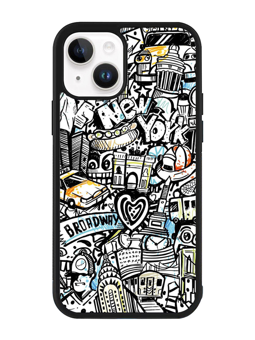 New York City Art iPhone 14 Case QC1875