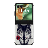 Wolf Rose Motorola Moto RAZR 2025 Case OV1878