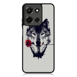Wolf Rose Motorola Moto G 5G 2025 Case OV1878