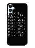 Fuck You and Fuck All Samsung Galaxy A15 5G Case OV4904