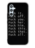 Fuck You and Fuck All Samsung Galaxy A14 5G Case QC4904