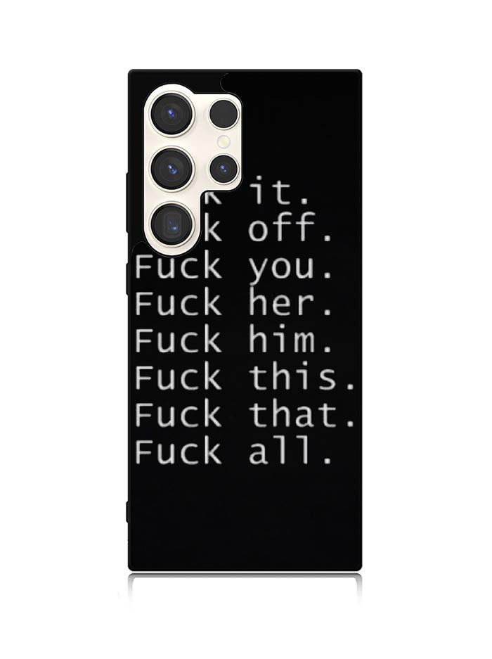 Fuck You and Fuck All Samsung Galaxy S23 Ultra 5G Case QC4904