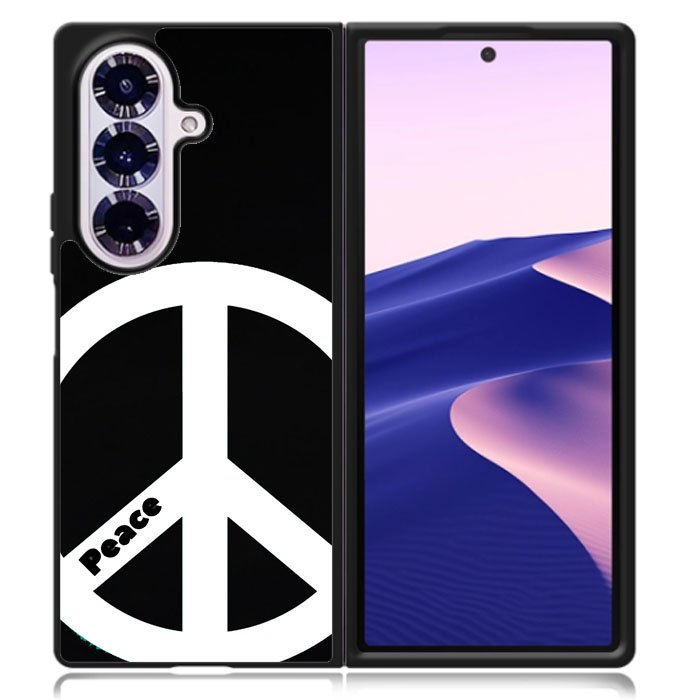 Peace Logo Samsung Galaxy Z Fold 7 Case OV2929