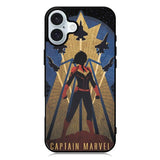 Captain Marvel Comic iPhone 16 Plus Case QC4372