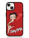 Betty Boop Red Background iPhone 14 Plus Case OV4136