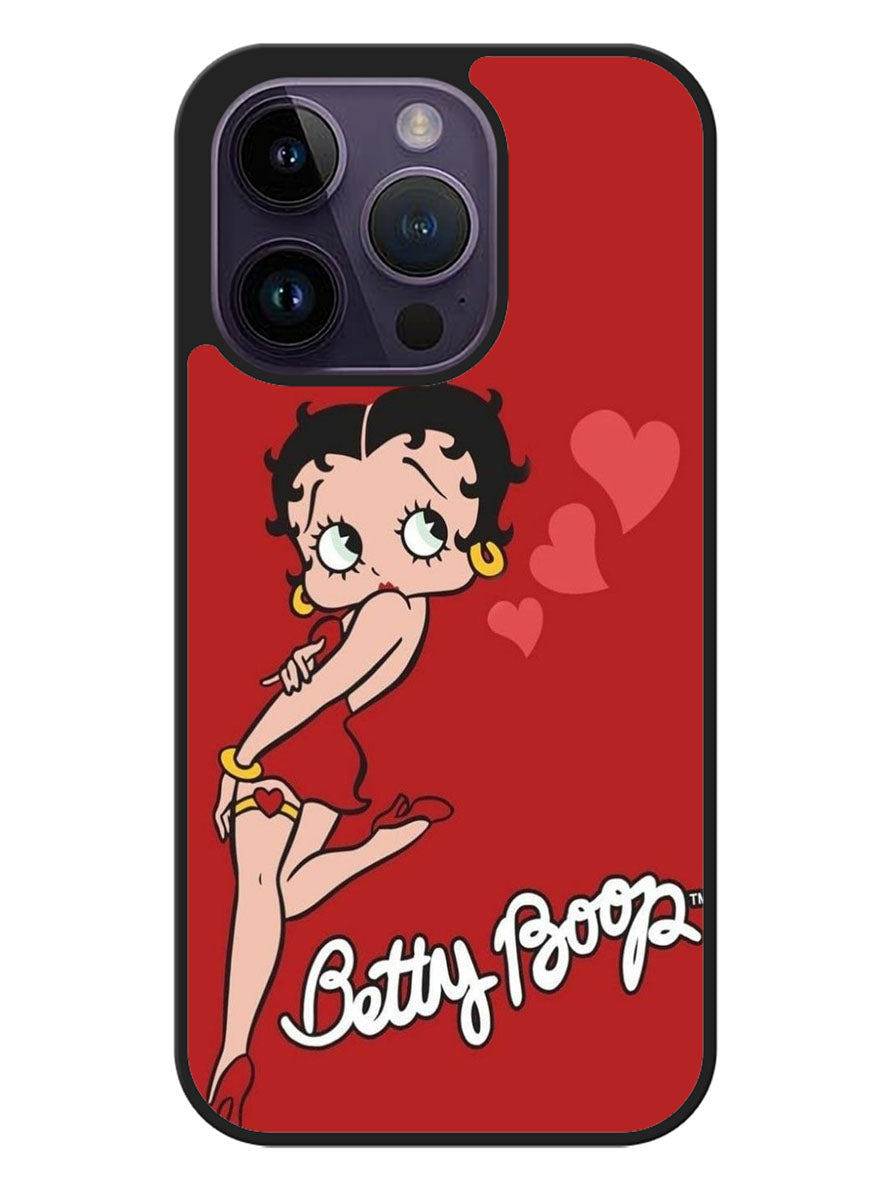 Betty Boop Red Background iPhone 14 Pro Max Case OV4136