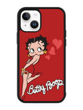 Betty Boop Red Background iPhone 15 Plus Case OV4136
