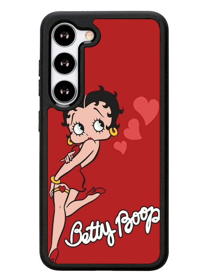 Betty Boop Red Background Samsung Galaxy S23 5G Case