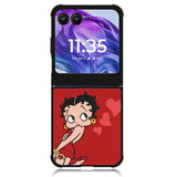 Betty Boop Red Background Motorola Moto Razr Plus 2024 , Moto Razr+ 2024 Case