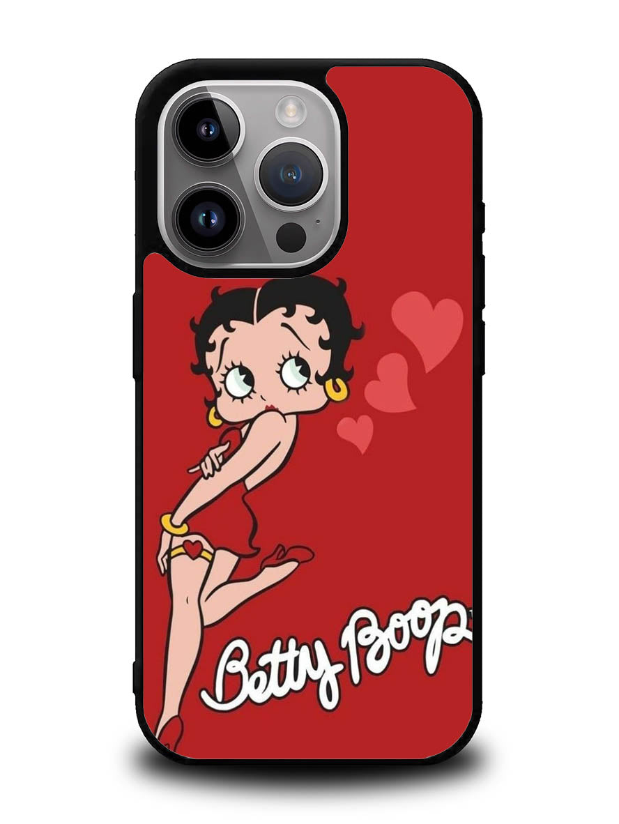 Betty Boop Red Background iPhone 16 Pro Max Case