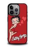 Betty Boop Red Background iPhone 16 Pro Max Case