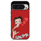 Betty Boop Red Background Google Pixel 9 Pro XL Case