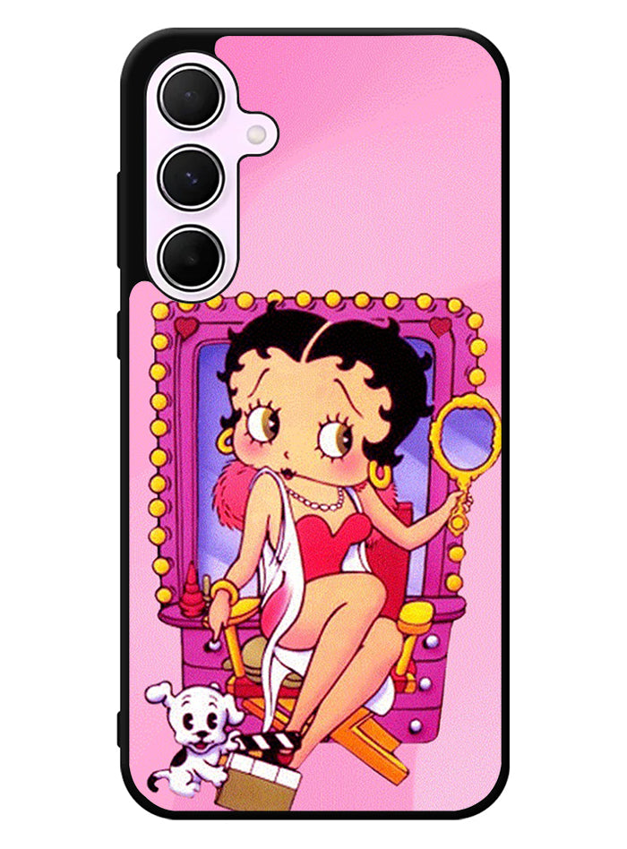 Betty Boop and Dog Samsung Galaxy A35 5G Case
