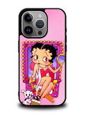 Betty Boop and Dog iPhone 15 Pro Case