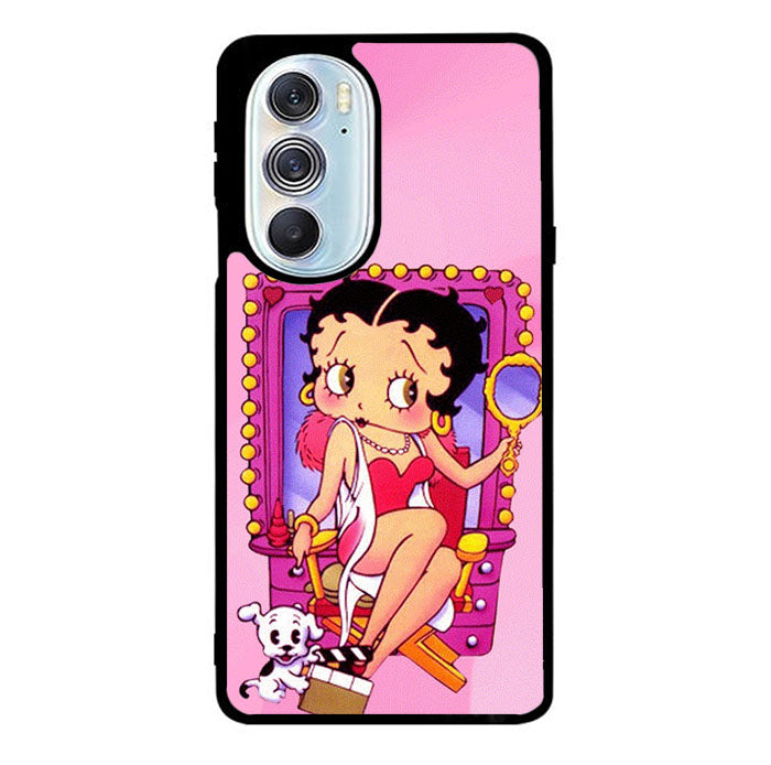 Betty Boop and Dog Motorola Moto Edge 2022 Case
