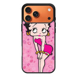 Betty Boop Pink Background flowers Samsung Galaxy S26 Ultra Case