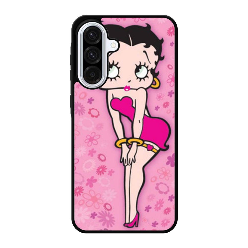 Betty Boop Pink Background flowers Samsung Galaxy A56 Case OV5628