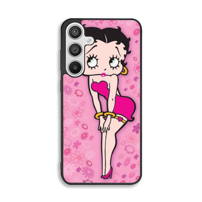 Betty Boop Pink Background flowers Samsung Galaxy A26 Case OV3352