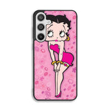 Betty Boop Pink Background flowers Samsung Galaxy A26 Case OV3352