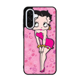 Betty Boop Pink Background flowers Samsung Galaxy A36 Case OV5628