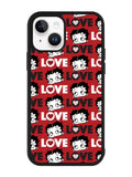 Betty Boop Love Cute Red iPhone 15 Case OV1886