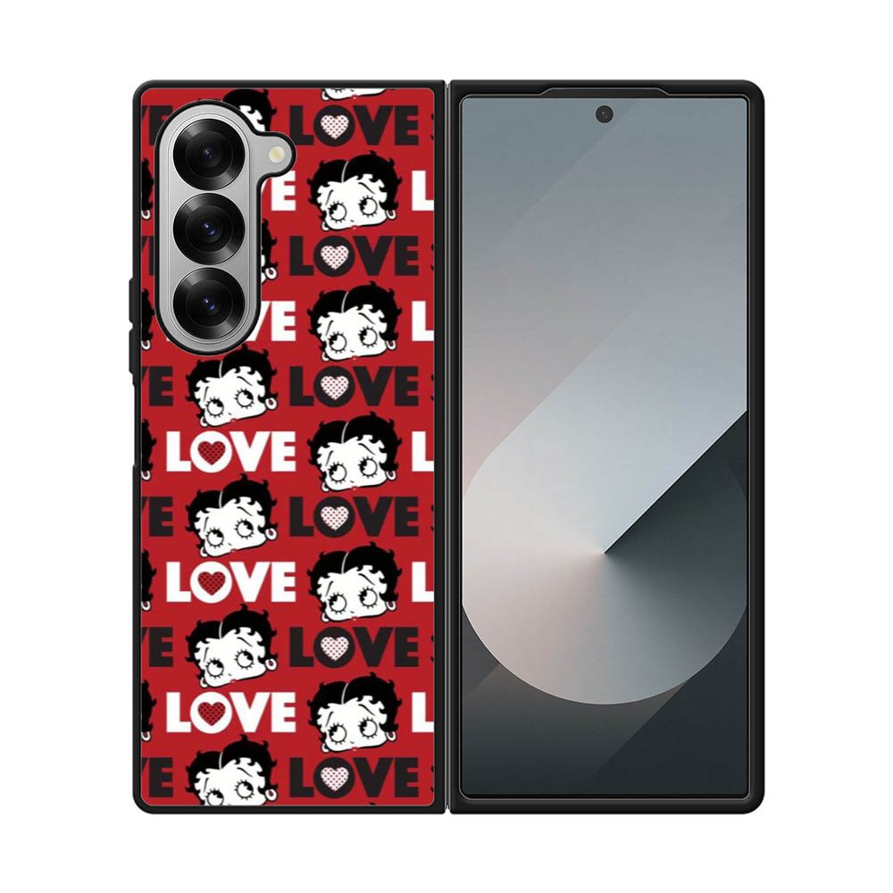 Betty Boop Love Cute Red Samsung Galaxy Z Fold 7 5G Case OV1886