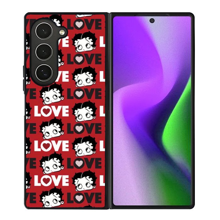 Betty Boop Love Cute Red Samsung Galaxy Z Fold 6 5G 2024 Case OV1886