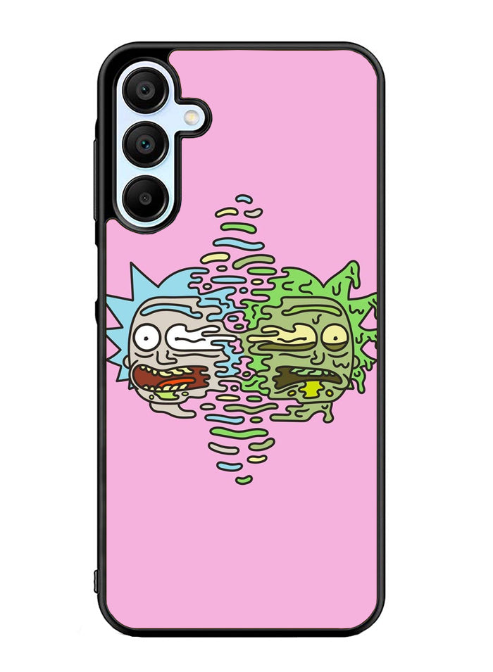 Rick And Morty Pink Samsung Galaxy A35 5G Case OV1887