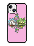 Rick And Morty Pink iPhone 14 Plus Case QC1887