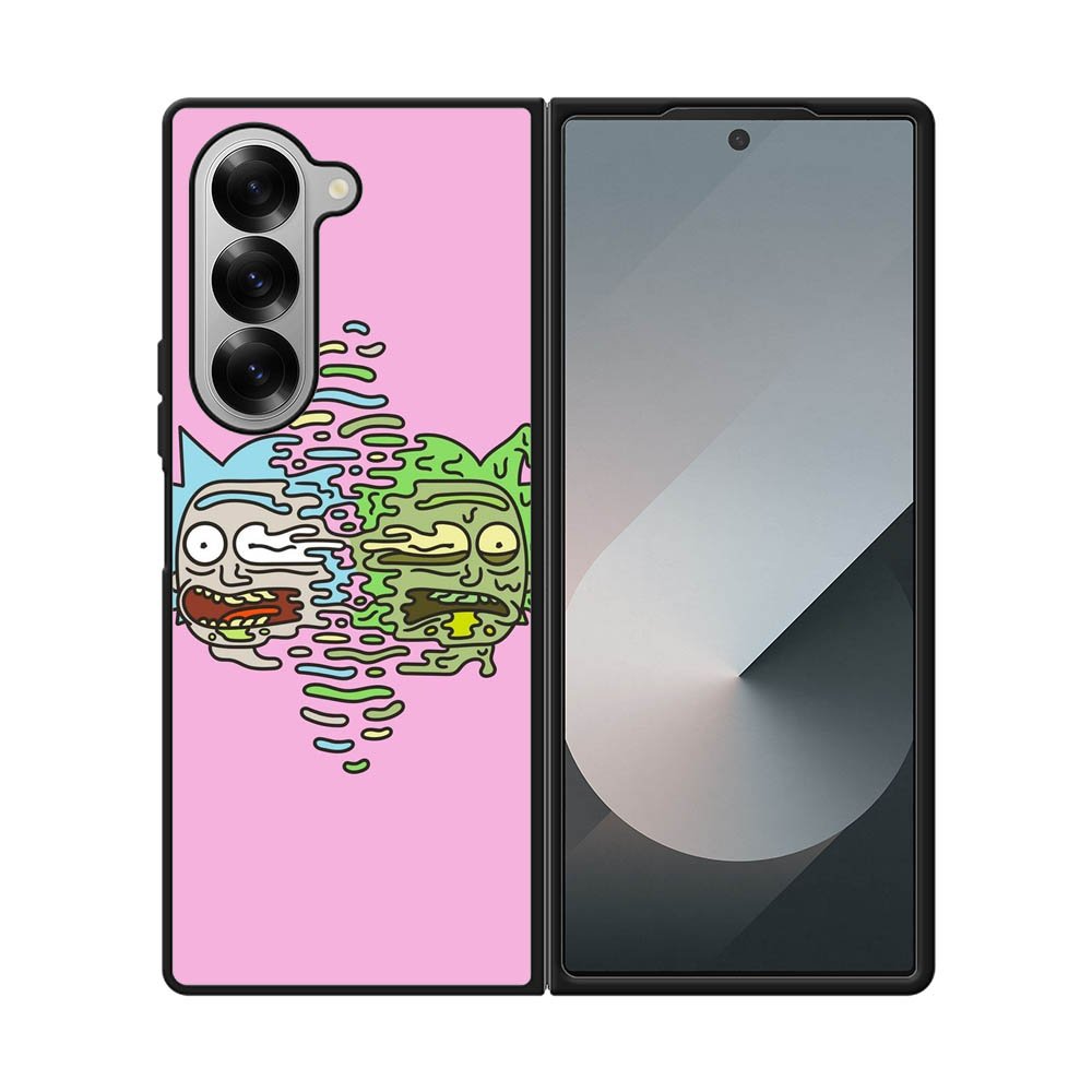Rick And Morty Pink Samsung Galaxy Z Fold 7 5G Case QC1887