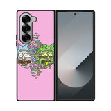 Rick And Morty Pink Samsung Galaxy Z Fold 7 5G Case QC1887