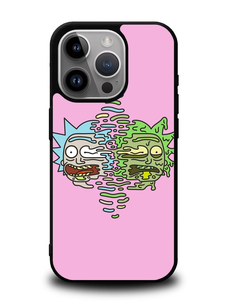 Rick And Morty Pink iPhone 14 Pro Case QC1887