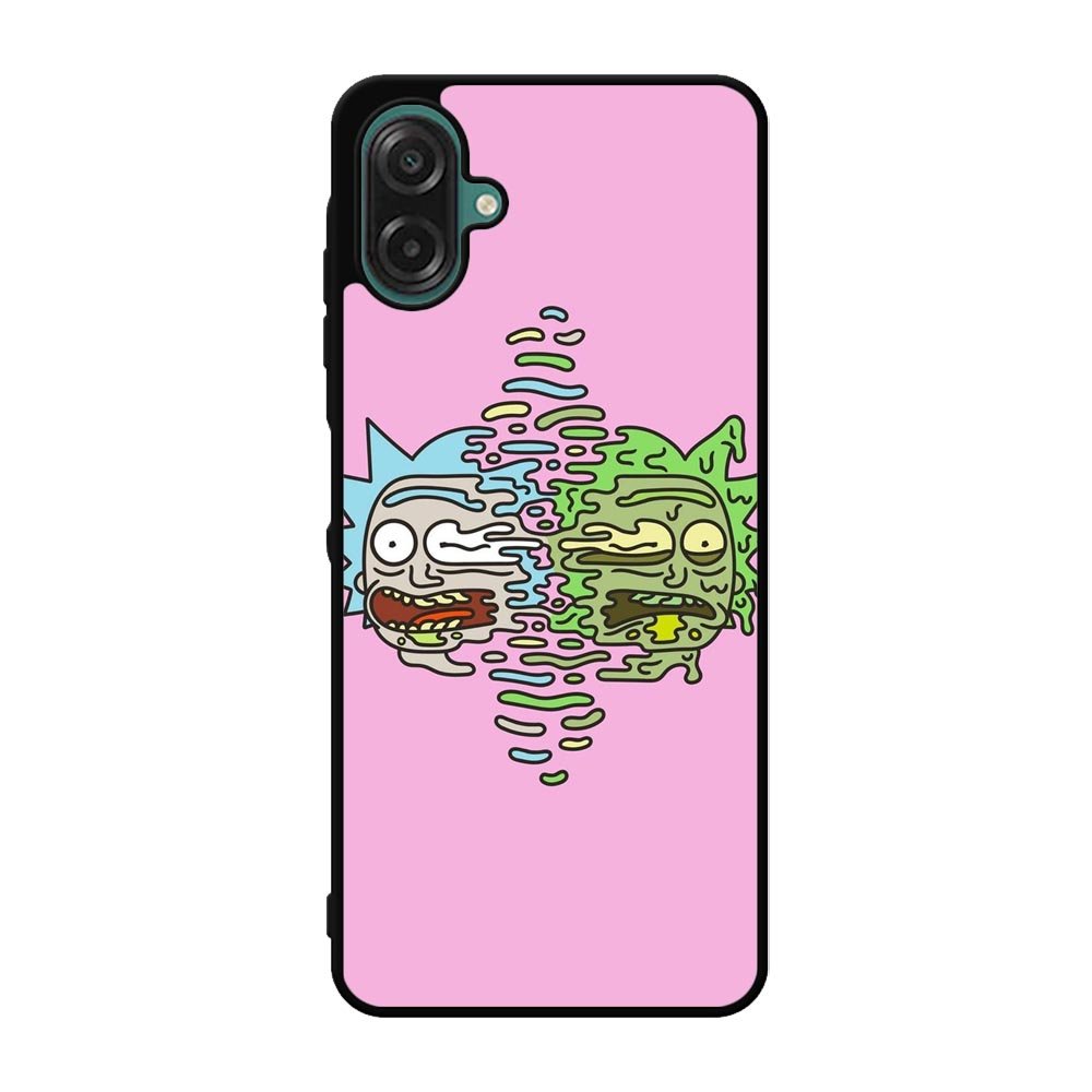 Rick And Morty Pink Samsung Galaxy A07 Case QC1887