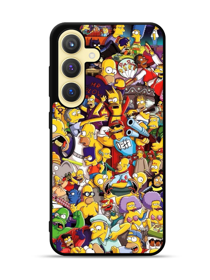 Doodle Simpsons Family Samsung Galaxy S23 FE 5G Case QC4735