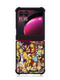 Doodle Simpsons Family Motorola Moto Razr Plus 2023 , Moto Razr+ 2023 Case OV4735