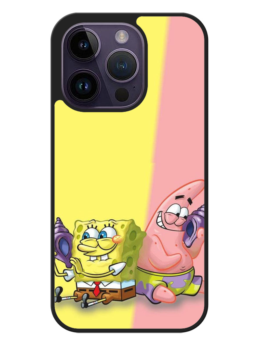 spongebob and patrick iPhone 14 Pro Case OV0595