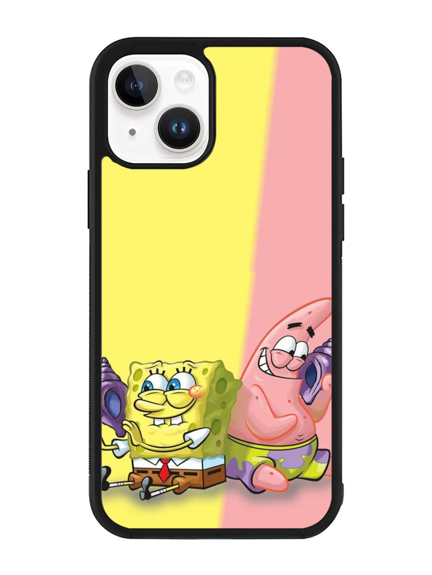 spongebob and patrick iPhone 15 Case OV2455