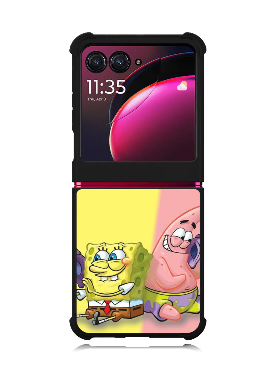 Spongebob And Patrick Motorola Moto Razr Plus 2023 , Moto Razr+ 2023 Case