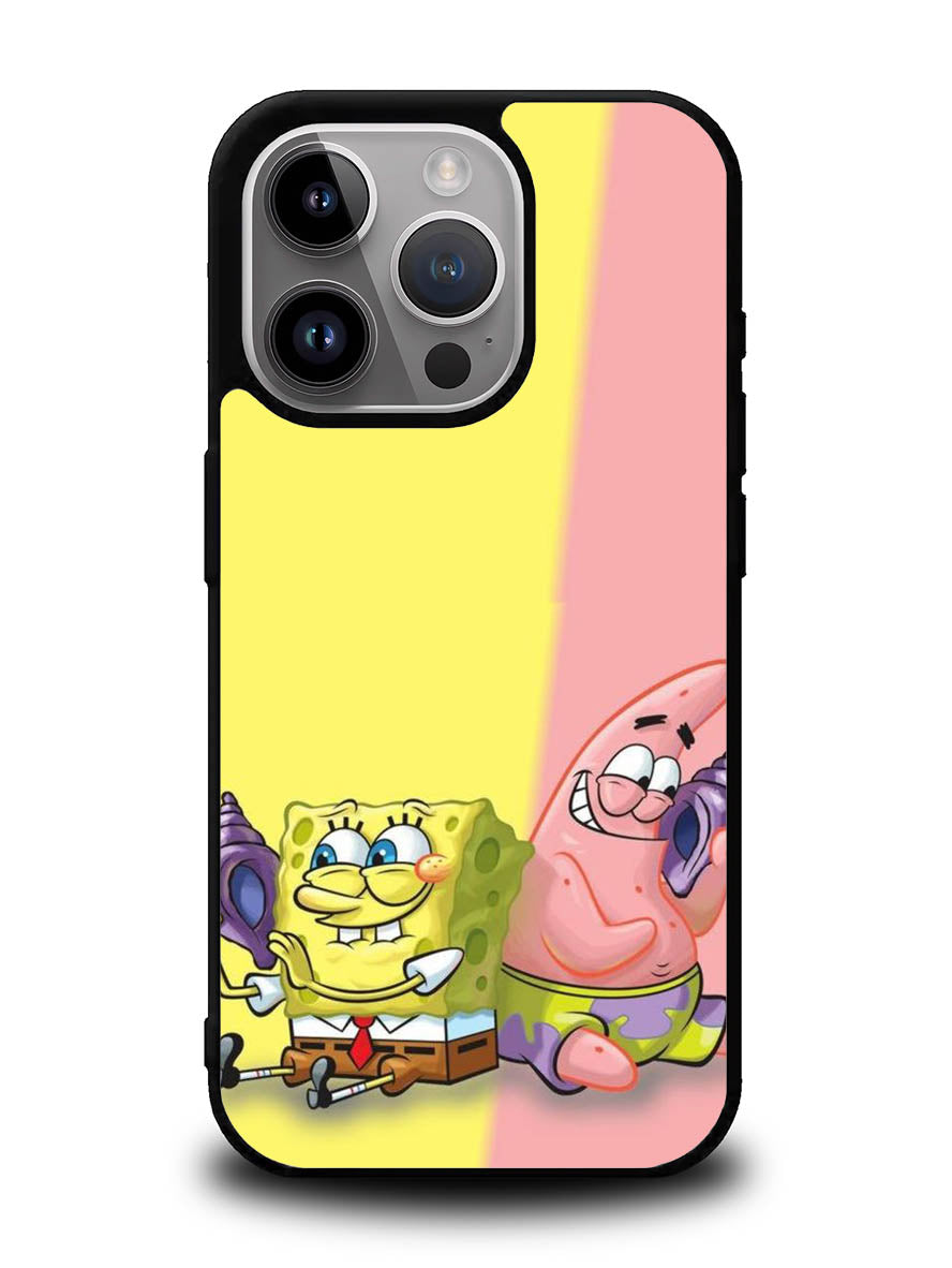 Spongebob And Patrick iPhone 15 Pro Case