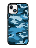 Camouflage Blue iPhone 15 Case OV4382