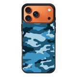 Camouflage Blue iPhone 17 Pro Case QC4382