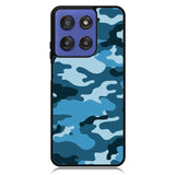 Camouflage Blue Motorola Moto G Stylus 5G 2025 Case OV4382