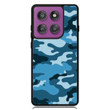 Camouflage Blue Motorola Moto Edge 2025 | Moto Edge 60 Fusion | Moto Edge 60 Pro Case OV4382