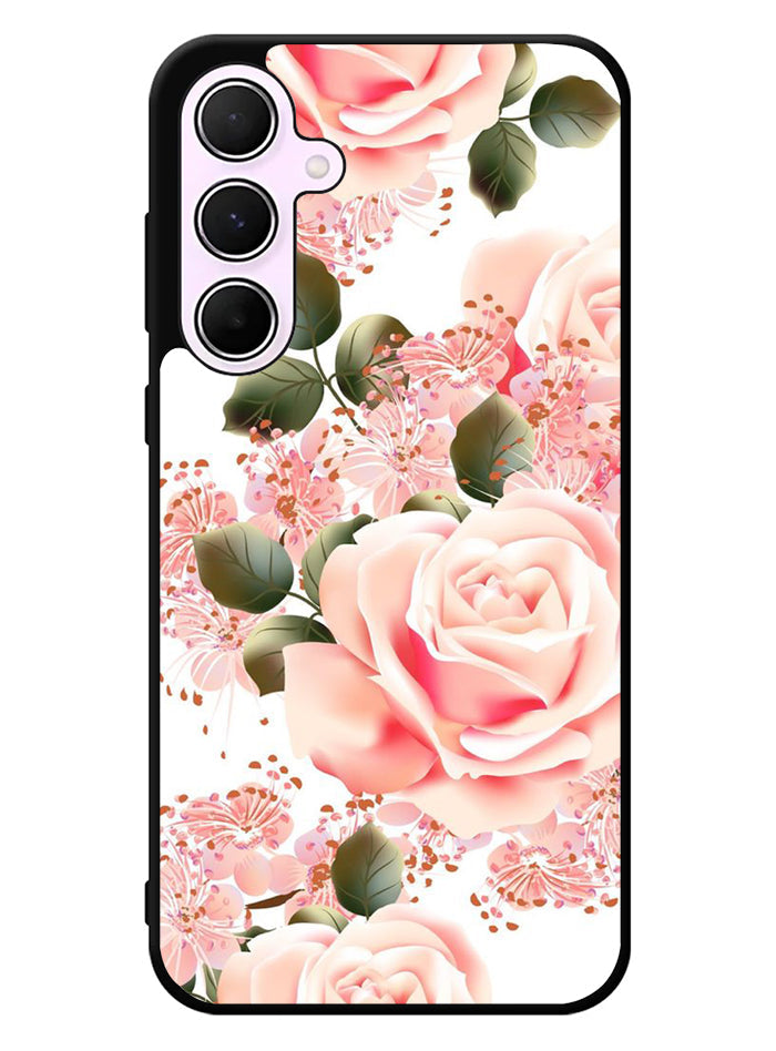 Flowers Pink Samsung Galaxy A35 5G Case