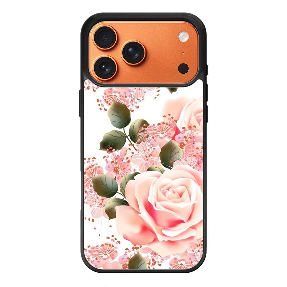 Flowers Pink iPhone 17 Pro Case
