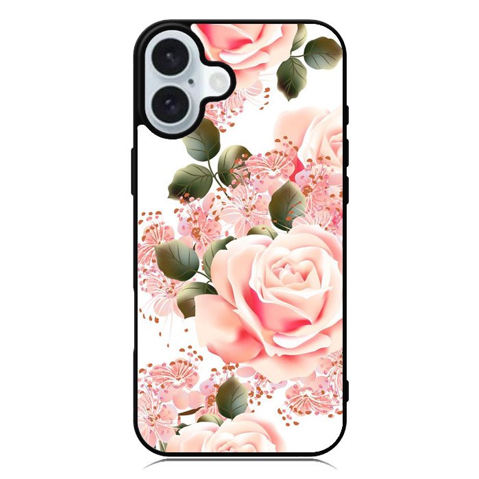 Flowers Pink iPhone 16 Case